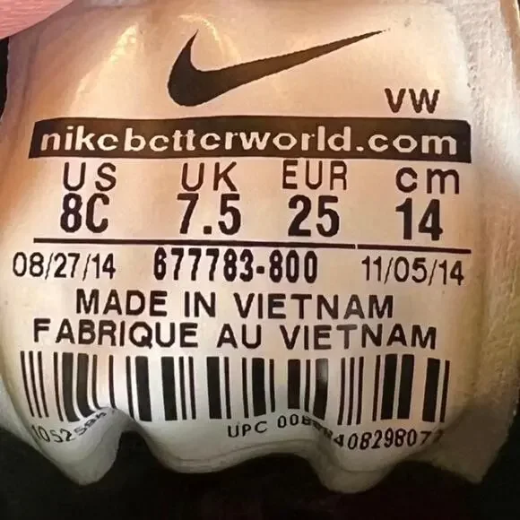 Nike Roshe Toddler Boys Sneakers Size 8C Low Top Shoes - Picture 2 of 10